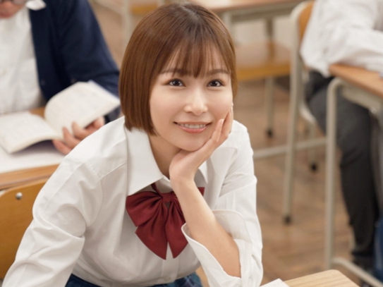 【ドS制服美少女】教え子にチ○ポを弄ばれちゃう!射精管理でビンビンに勃起したチ○ポが我慢の限界!制服美少女のドSプレイに悶絶必至!!